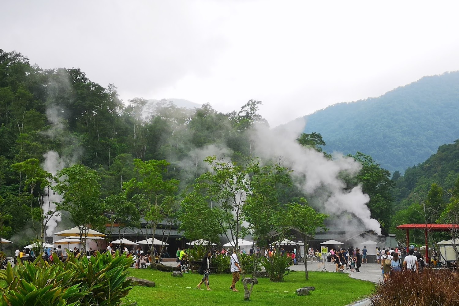 清水地熱公園景色