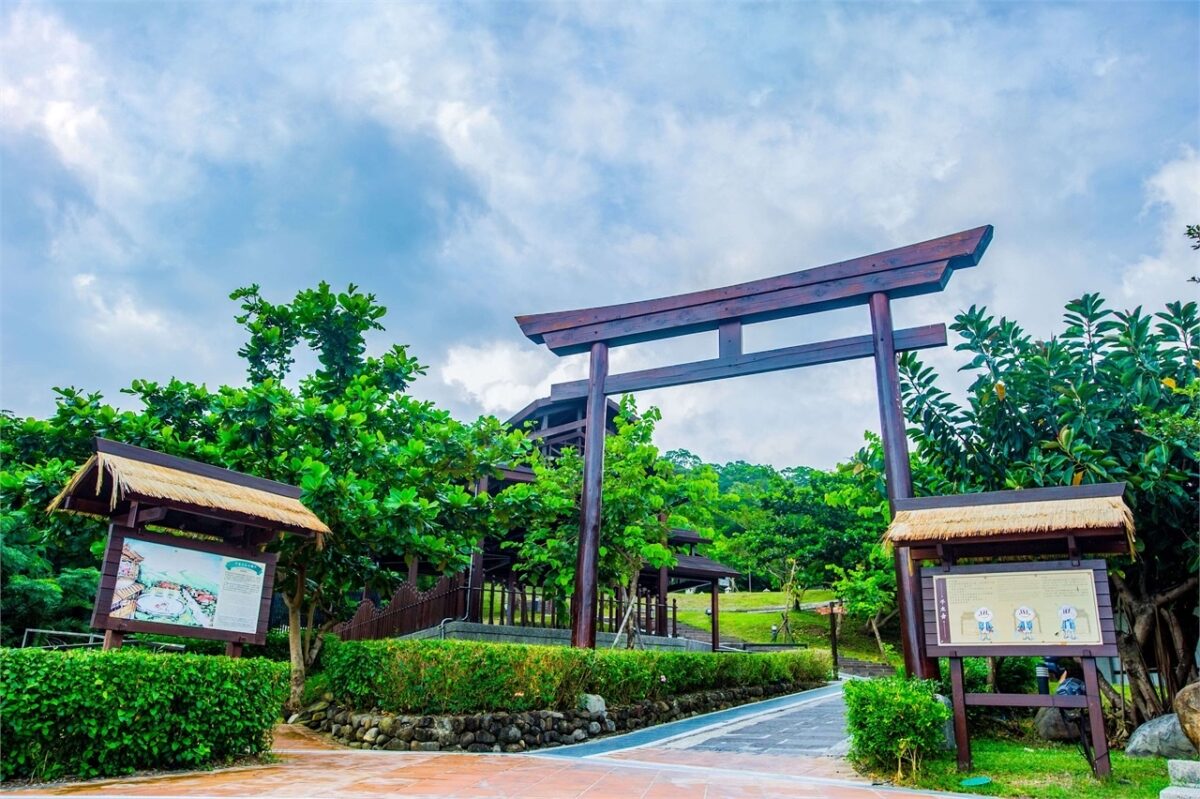四重溪溫泉公園全景