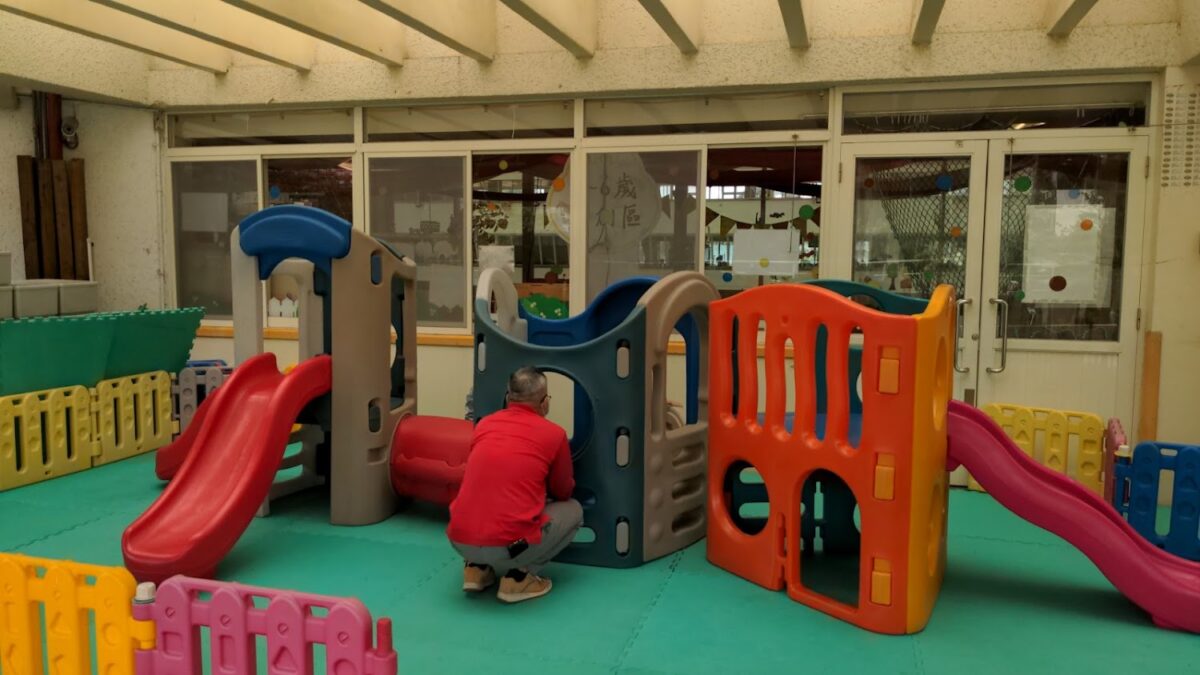萬華親子館寬敞的室內遊戲空間
