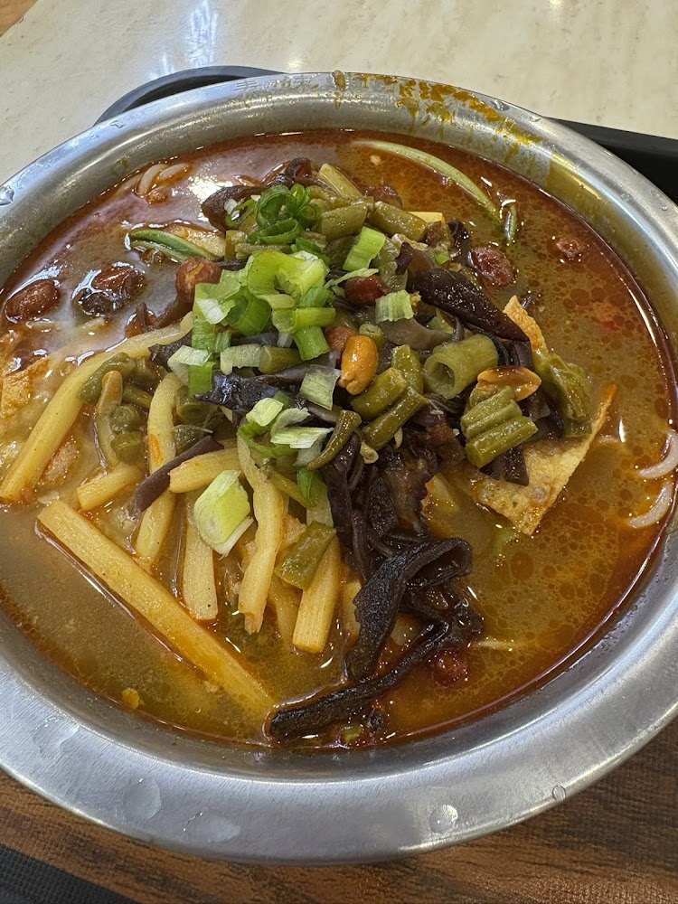 美味的牛肉湯底特寫