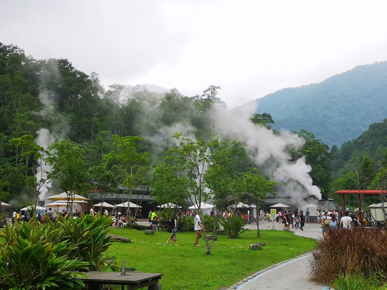 清水地熱公園景色