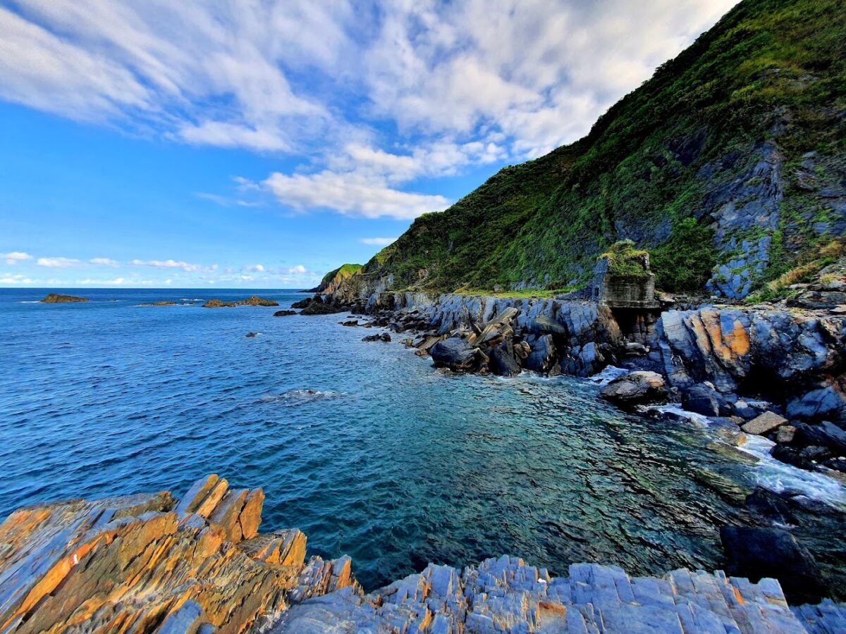 豆腐岬的海岸景觀