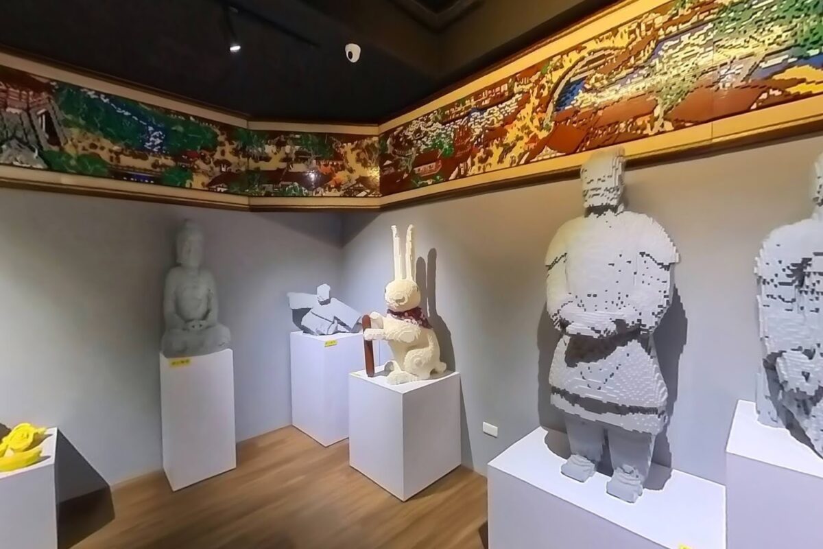 積木藝術展示區