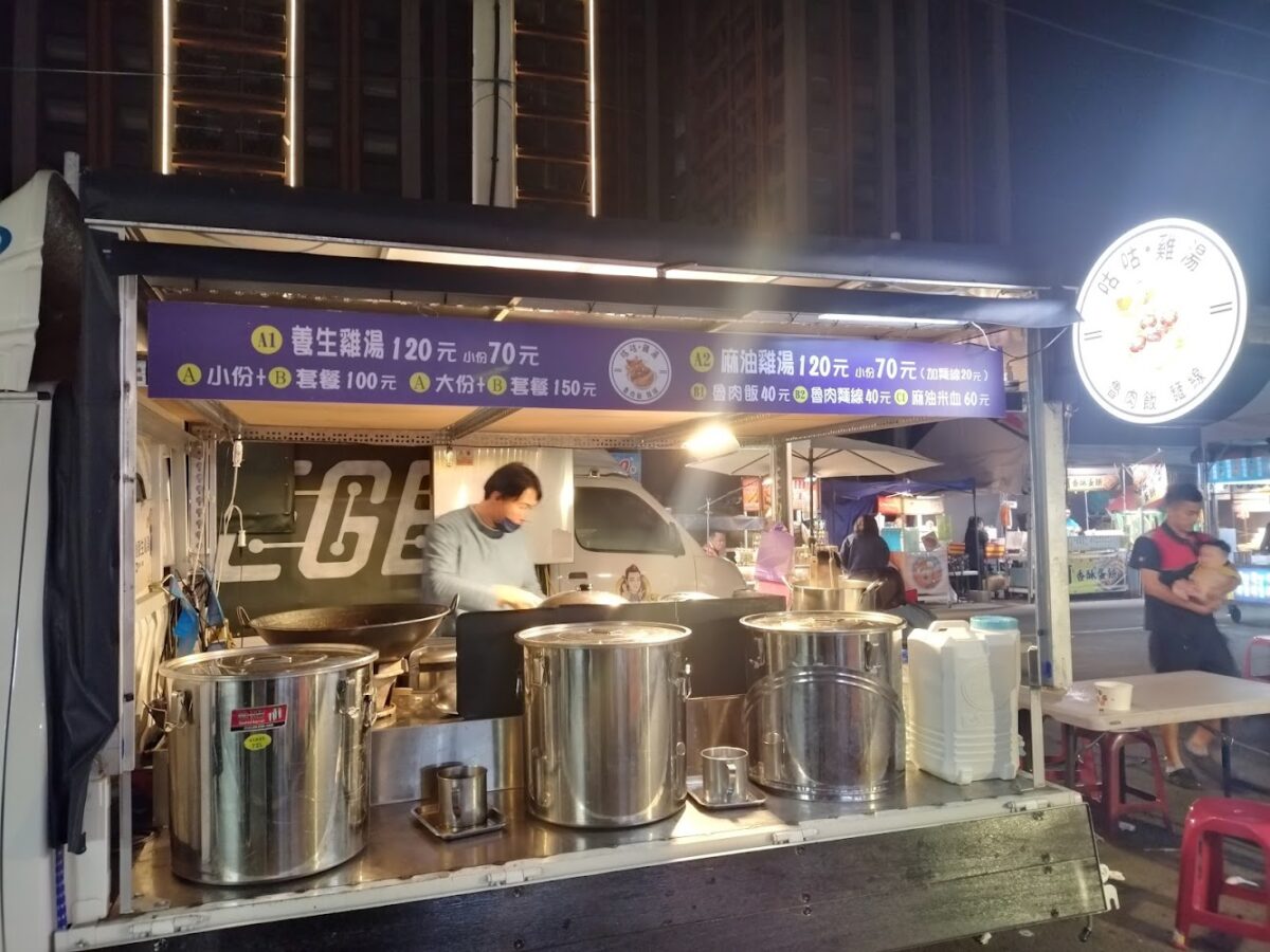 湖美夜市內部動線
