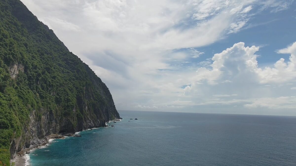清水斷崖空拍視角
