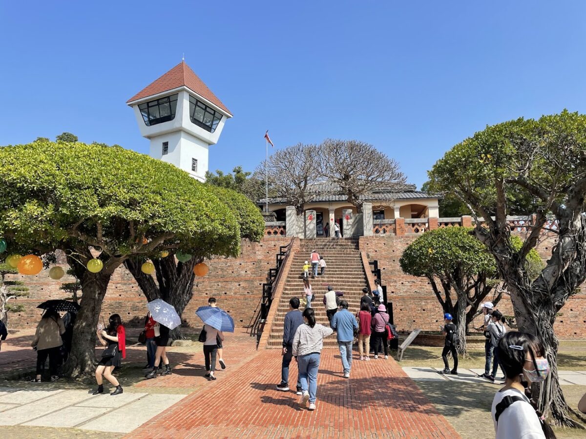 安平古堡全景