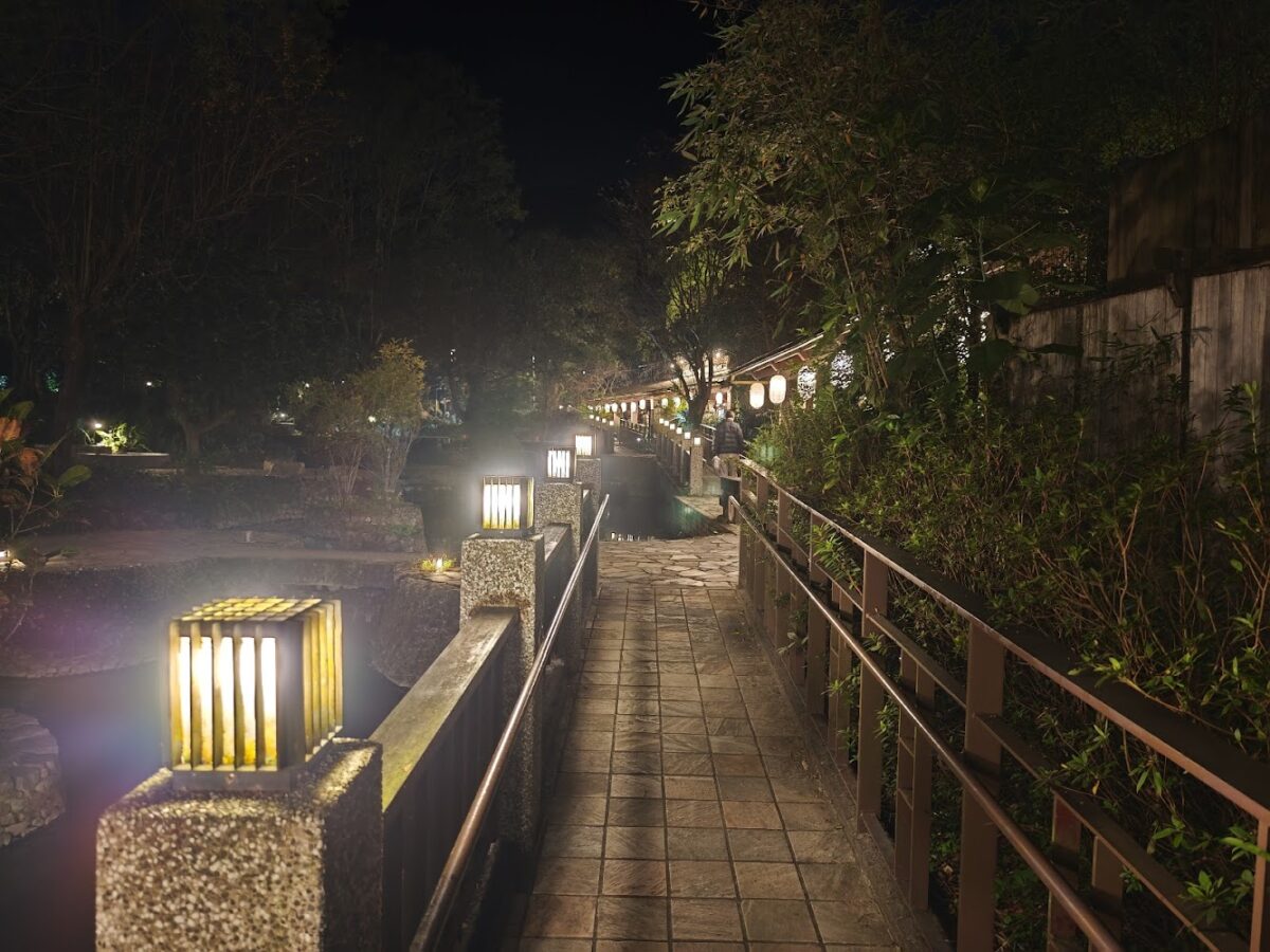礁溪溫泉公園森林風呂外觀