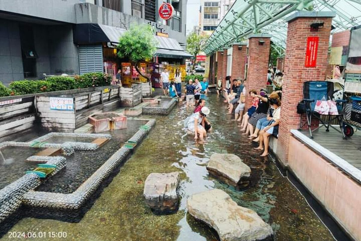 湯圍溝溫泉公園全景