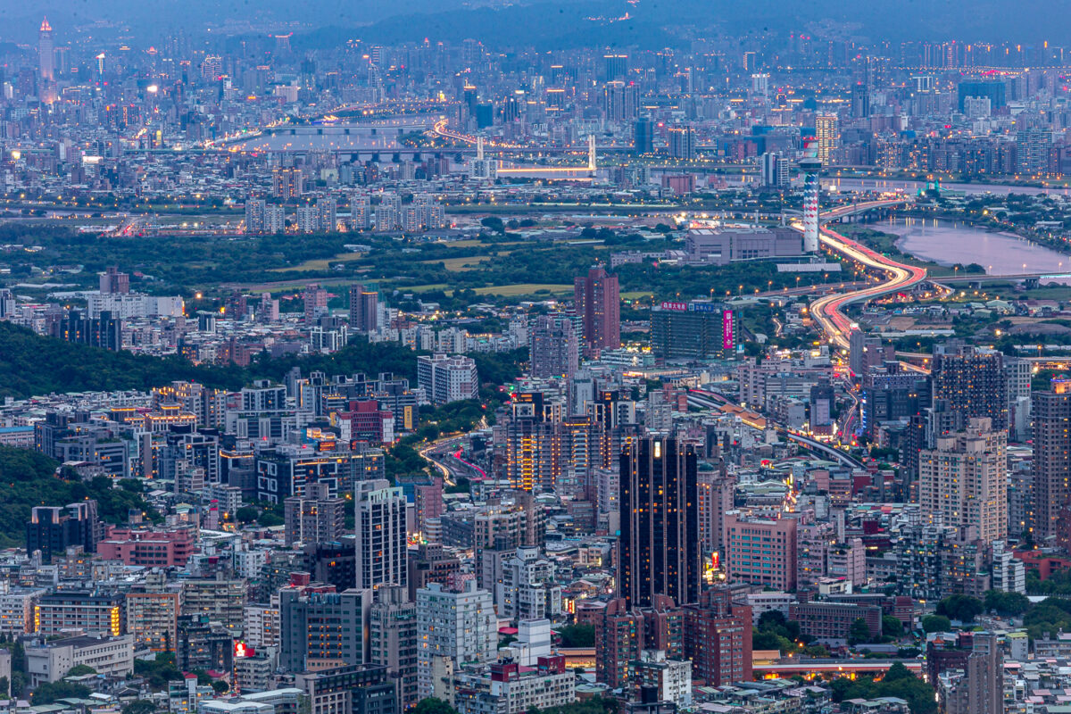 四季長廊觀景台夜景