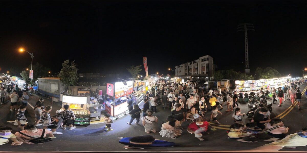 清溝夜市街道實景