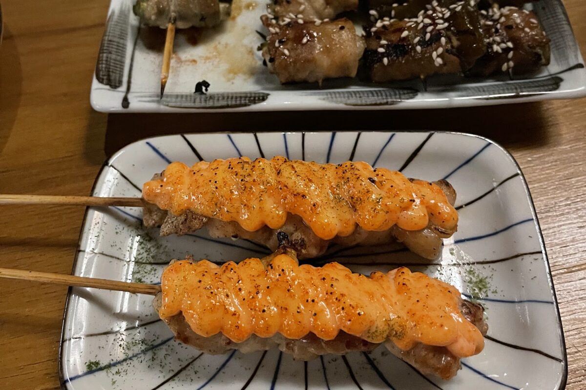 日式烤雞串