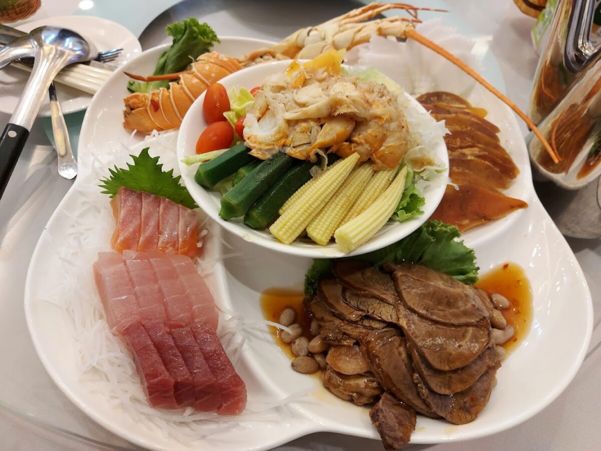 龍蝦生魚片拼盤