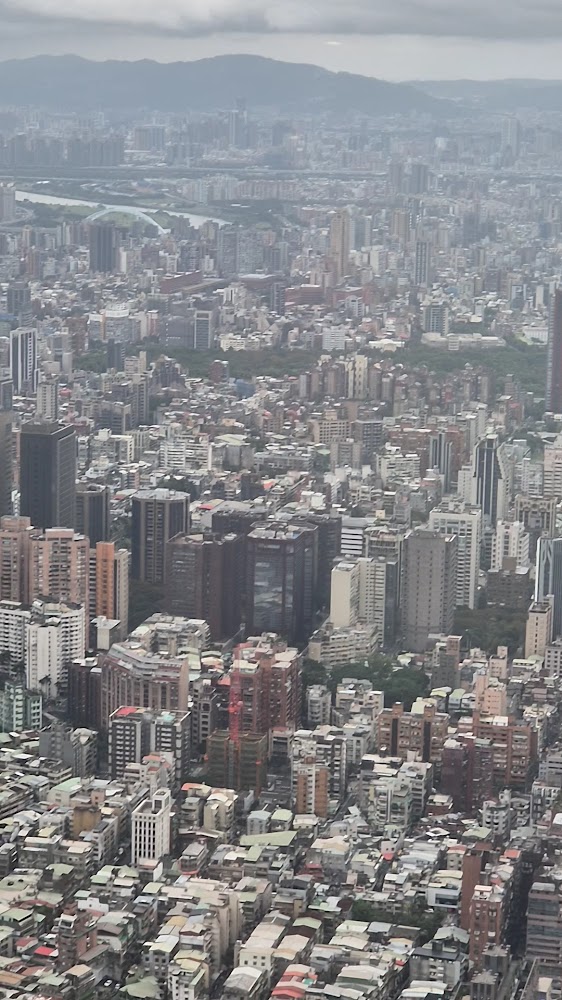 從101觀景台俯瞰台北