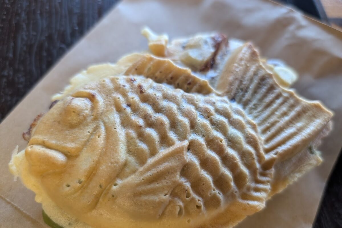 白玉紅豆鯛魚燒