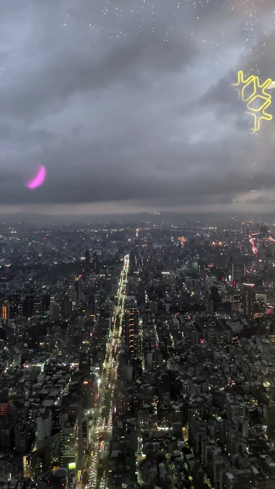 觀景台內部與城市景觀