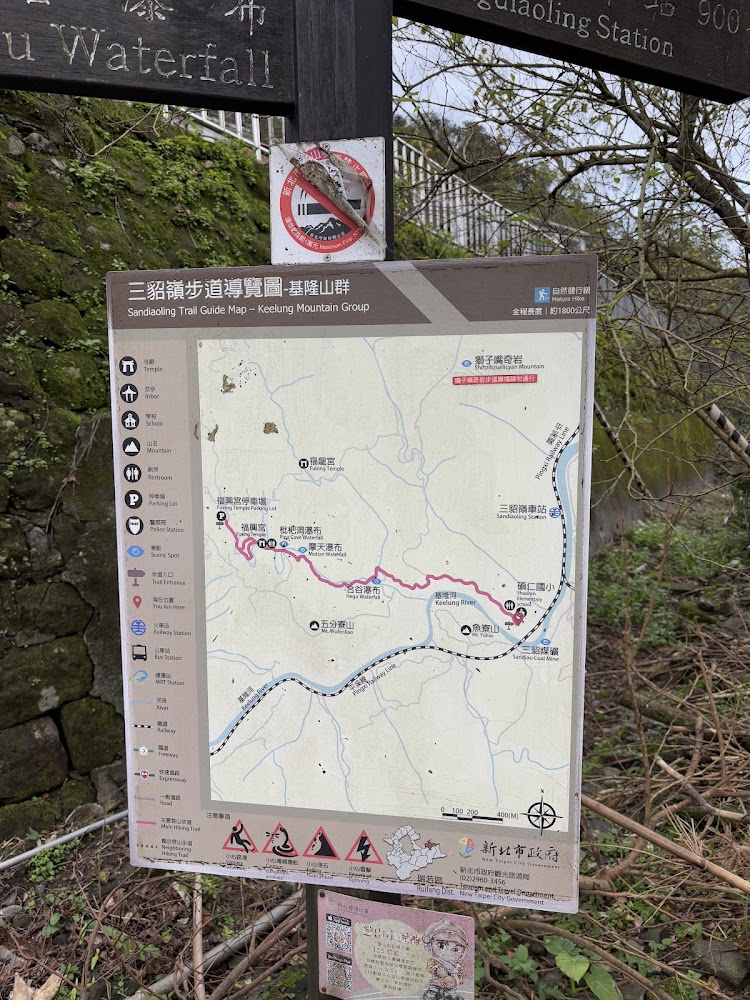 三貂嶺步道路線圖