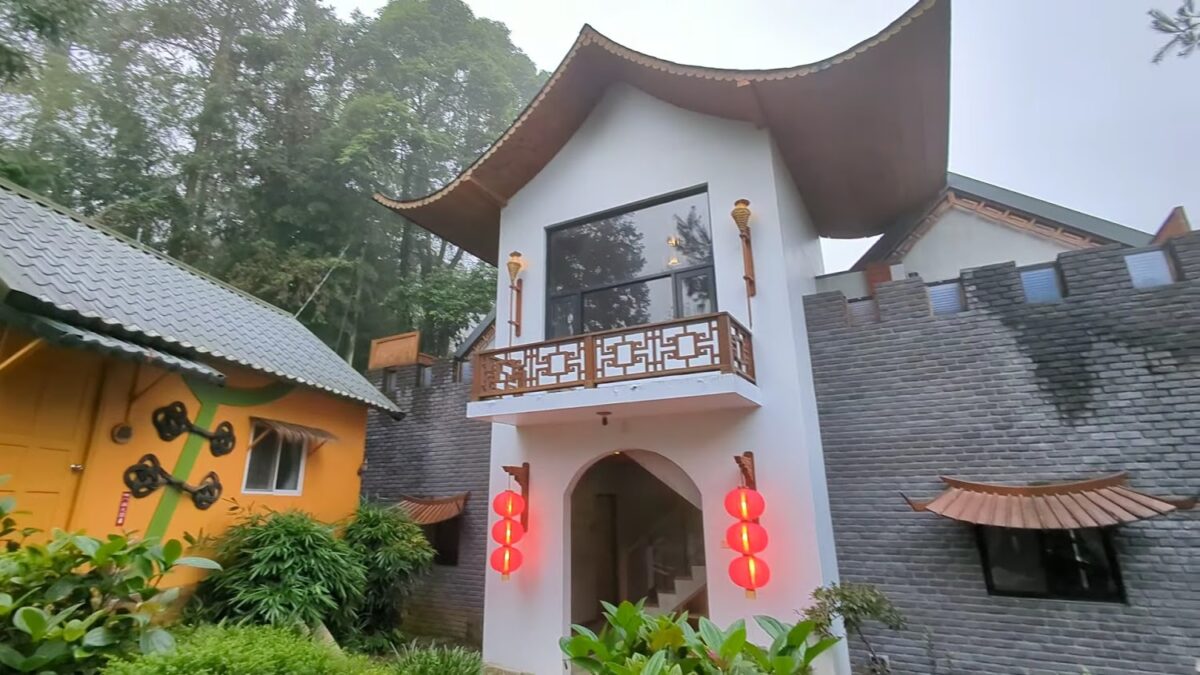 溪頭聽濤園建築外觀
