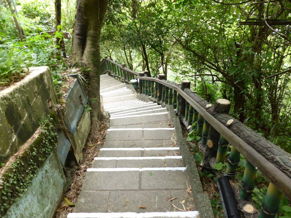 劍潭山步道風景