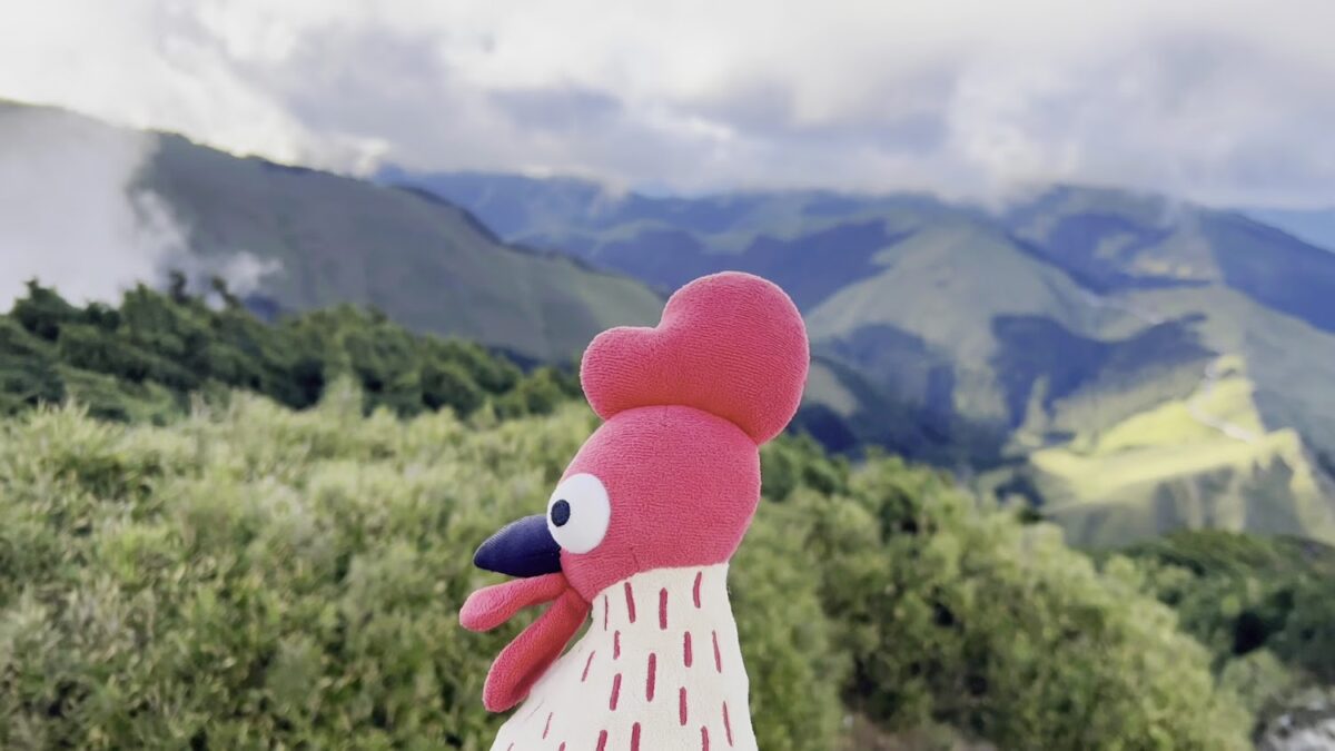 合歡山壯闊山稜線