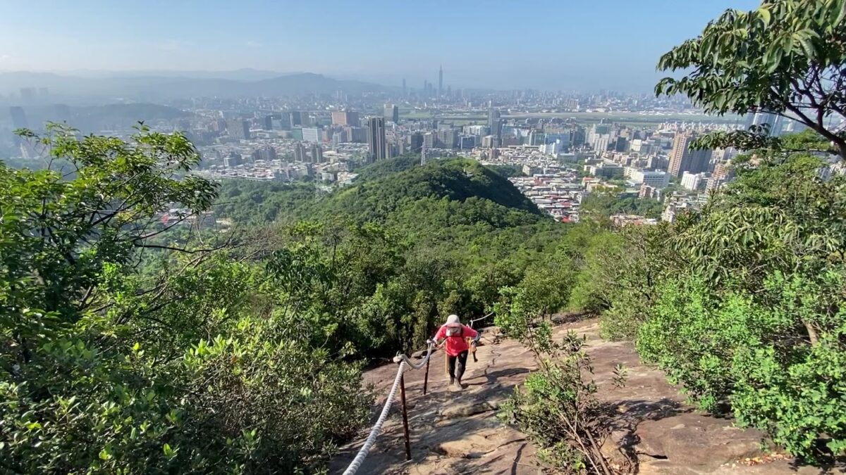 金面山俯瞰台北市