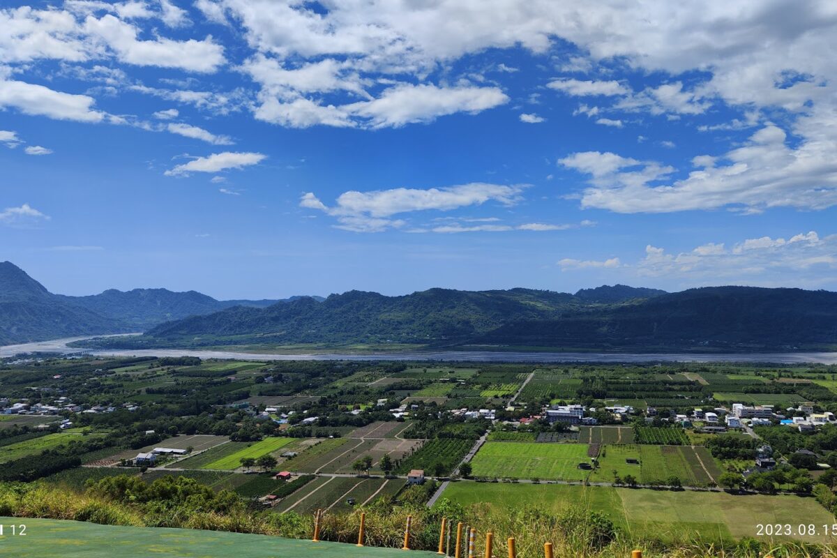 台東鹿野高台風景
